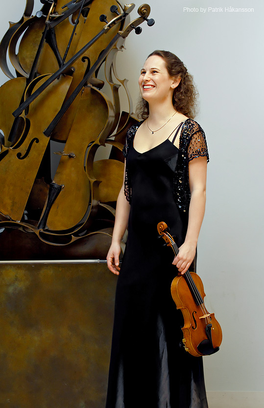 Malin Broman violinist i The Nash Ensemble och konsertmstare i Sveriges Radios Symfoniorkester